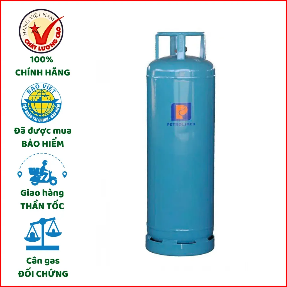 Bình Gas Công Nghiệp Petrolimex 45kg