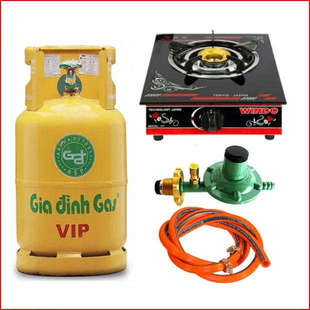 Bộ bình và bếp gas đơn