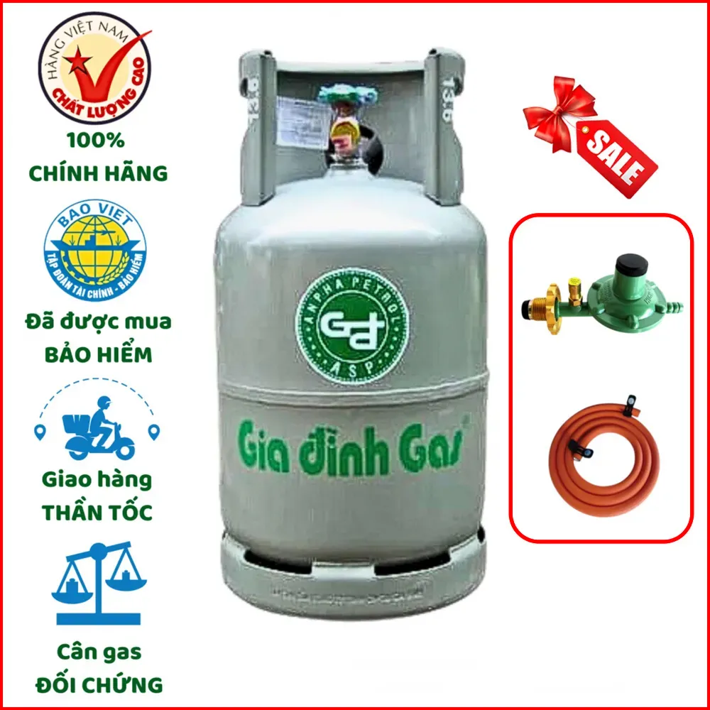 Bộ bình gas Gia Đình