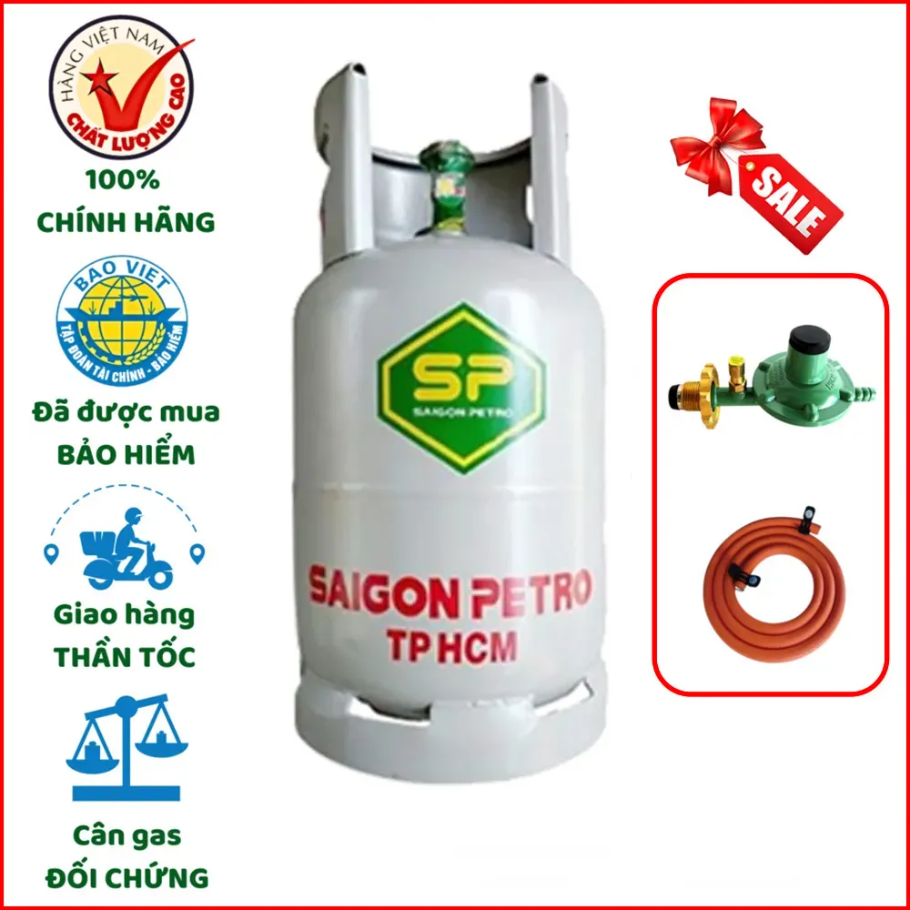 Bộ bình gas Sài Gòn Petro