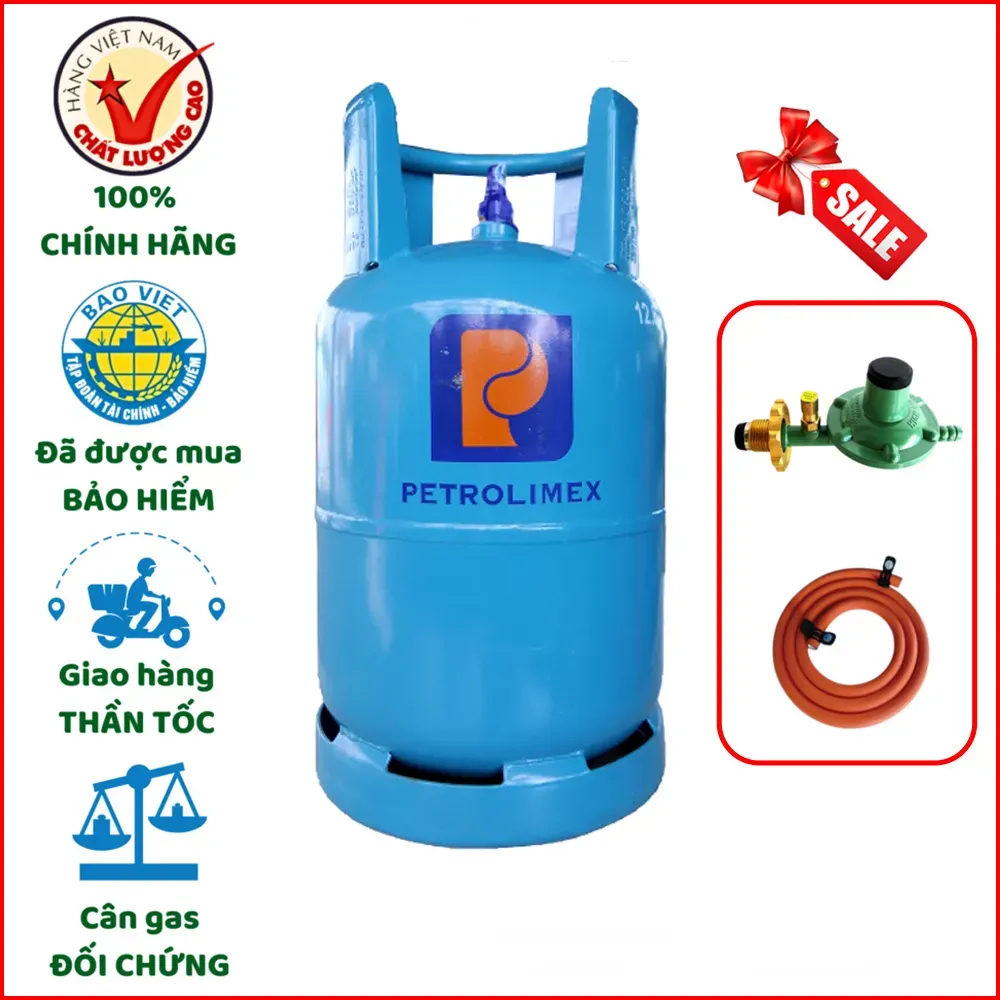 Bộ bình gas Petrolimex
