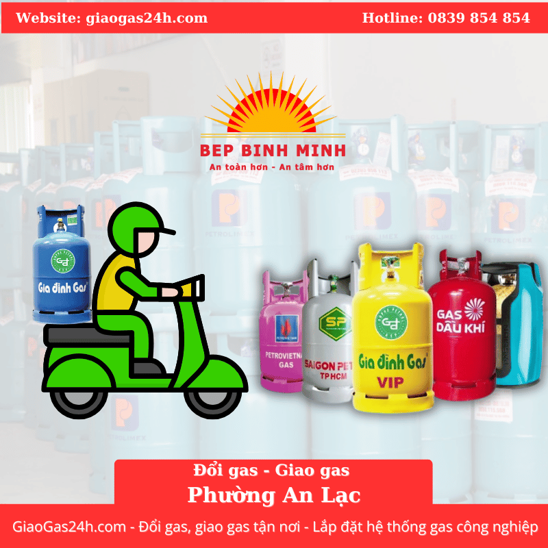 Giao Gas - Đổi Gas Tận Nơi Phường An Lạc