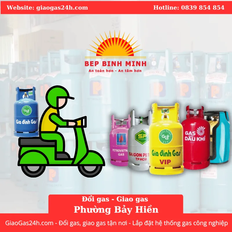 Cửa Hàng Giao Gas Tận Nơi Phường Bảy Hiền
