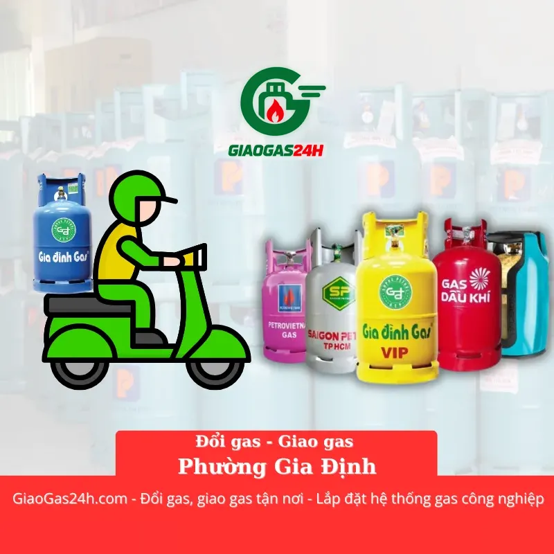 Đại lý, Cửa Hàng gas - Giao Gas Tận Nơi Phường Gia Định