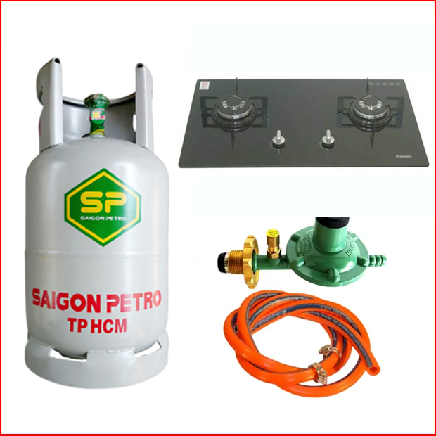 Combo Bình Gas + Bếp Gas Âm Rinnai RVB-212BG