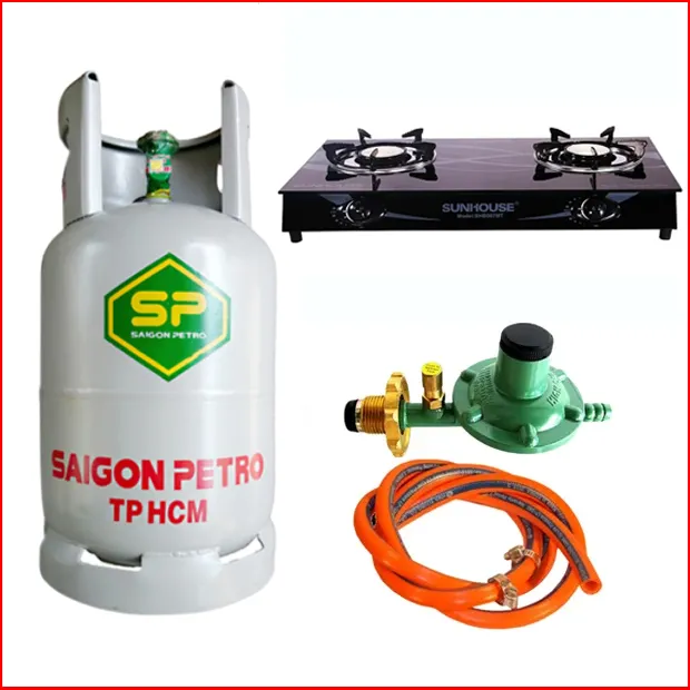 Combo bình gas + bếp Gas đôi Sunhouse SHB007MT