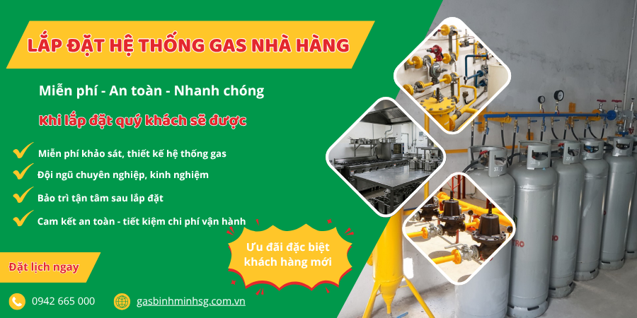 lắp đặt hệ thống gas công nghiệp tphcm